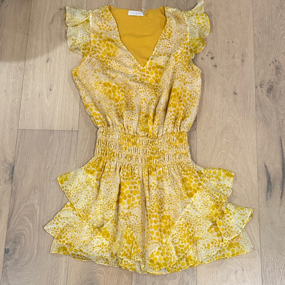 Ramy Brook Silk Yellow Dress - Picture 2 of 3